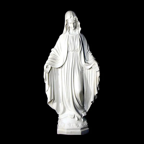 Blessed Mother Mary Life Size Marble Statue - Image 7