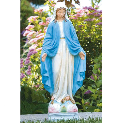 Blessed Mother Mary Garden Sculpture 25" High