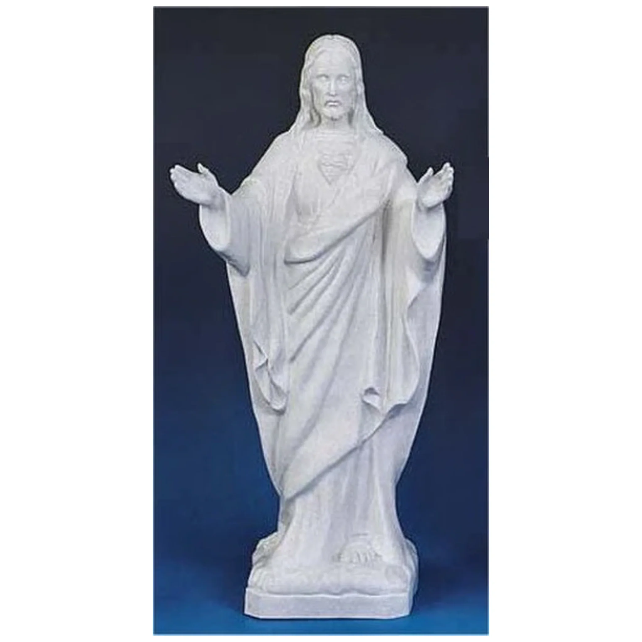 Blessing Sacred Heart Granite 24" High