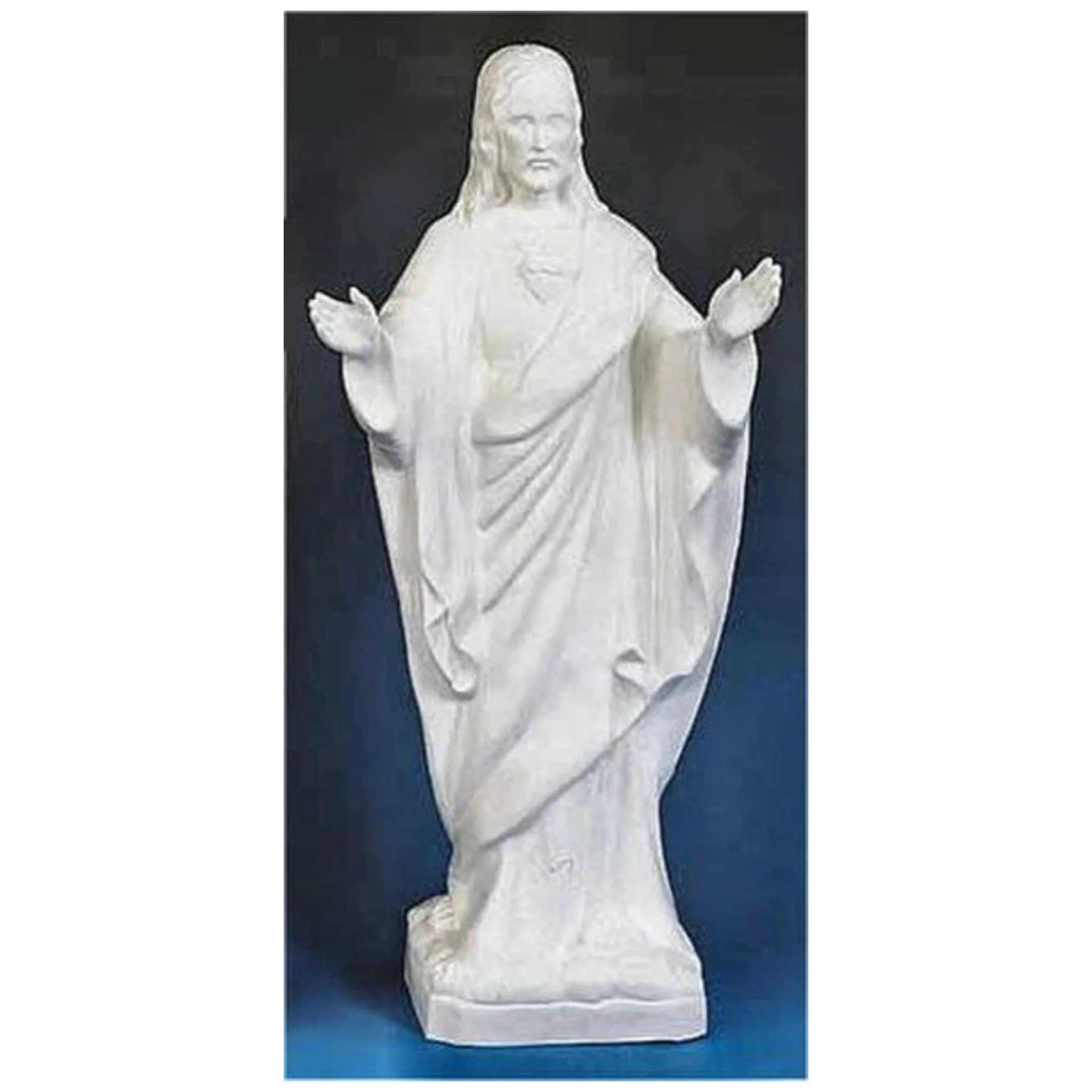 Blessing Sacred Heart White 24" High