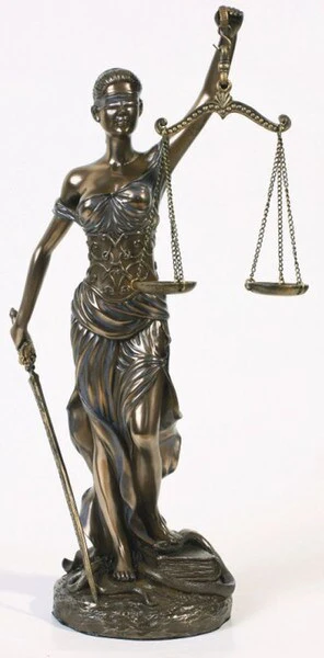 Blind Lady Justice -la Justica 12" High - Image 3