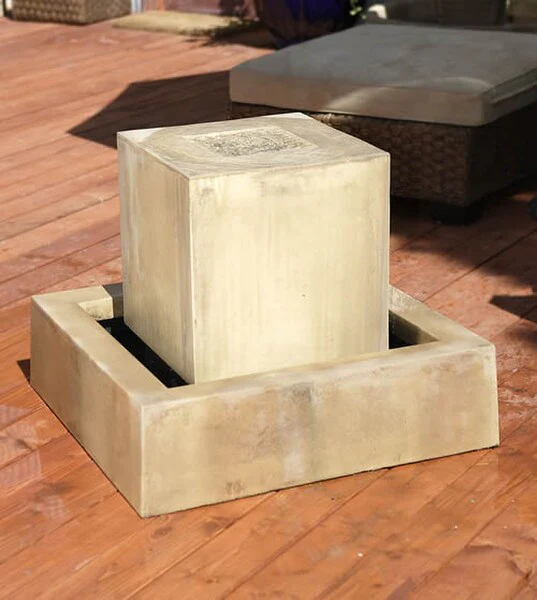 Block Fountain 26" High