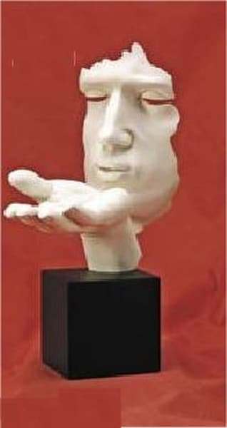 Blowing Kiss Sculpture