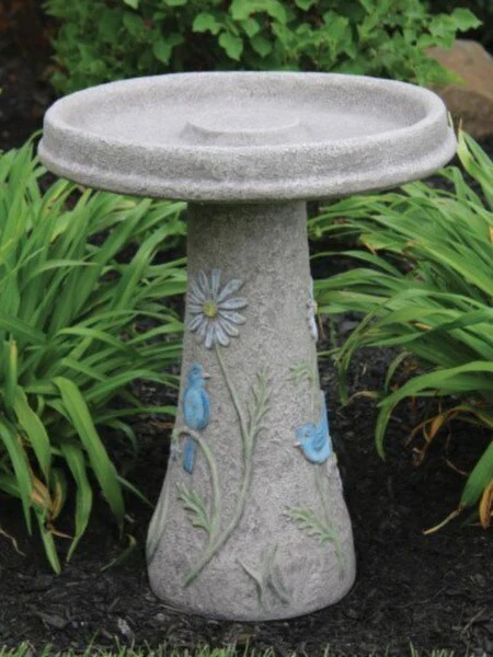 Bluebird Bird Bath Cement