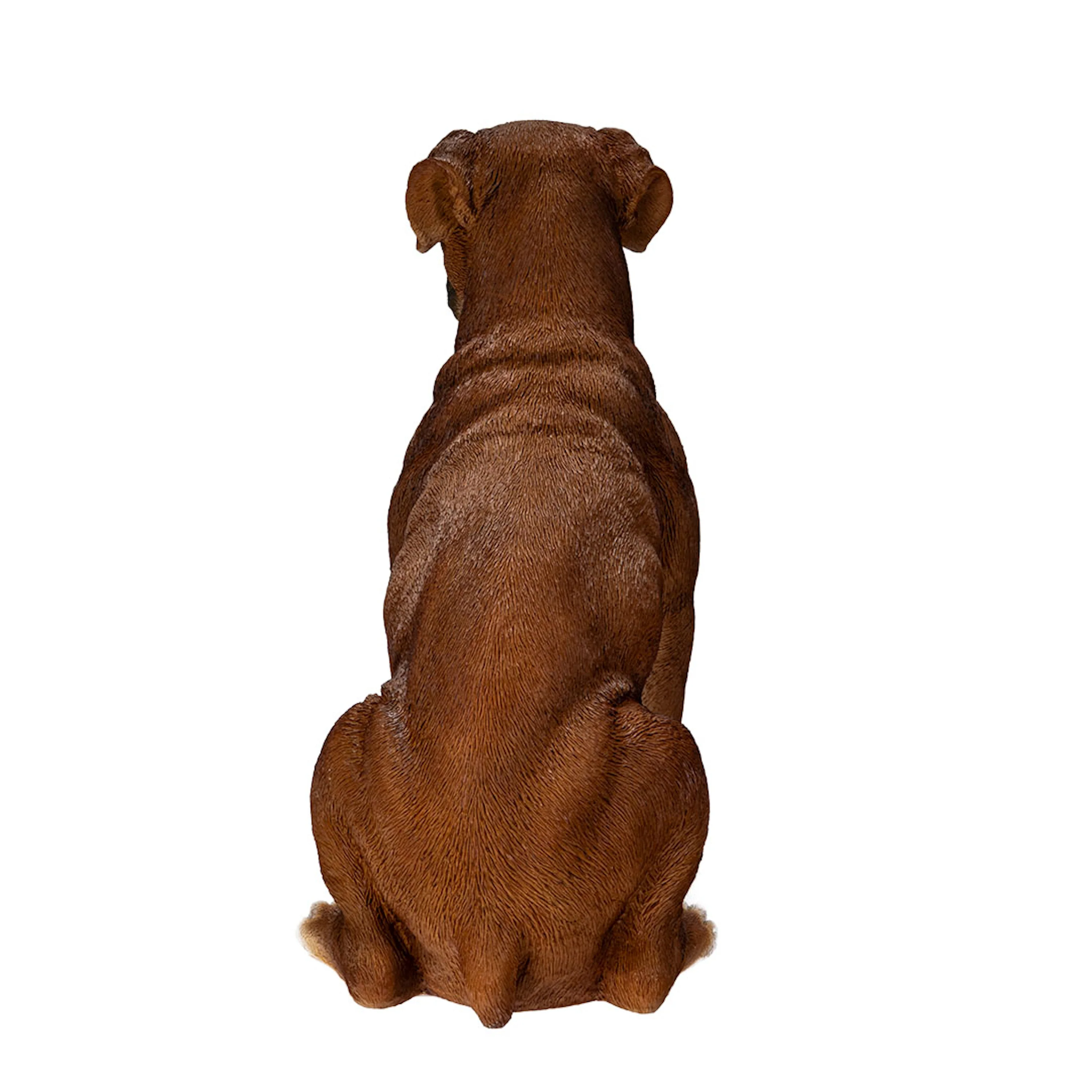 Boxer Realistic Outdoor Sculpture 17" High - Image 2