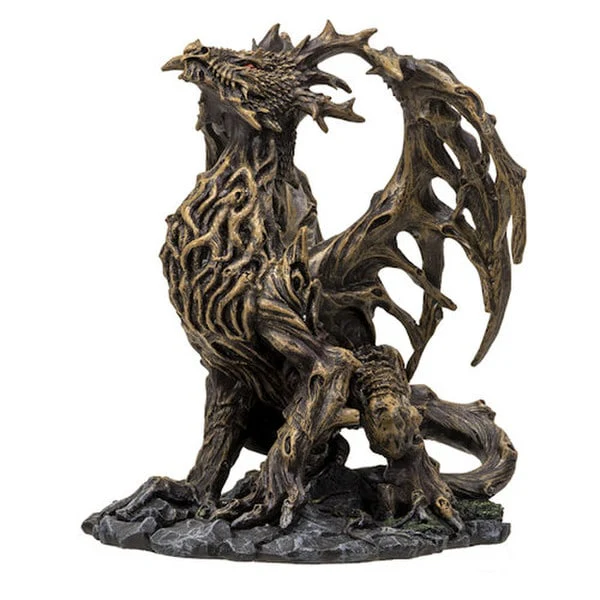 Branch-wood Guardian Forest Dragon Statue - Image 4