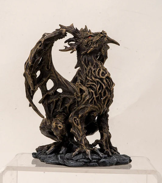 Branch-wood Guardian Forest Dragon Statue - Image 5