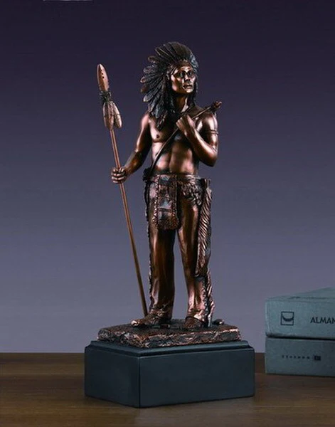 Indian Hero Sculpture - Image 2