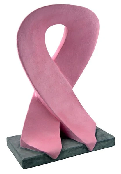 Breast Cancer Awareness Ribbon Sculpture - Image 2