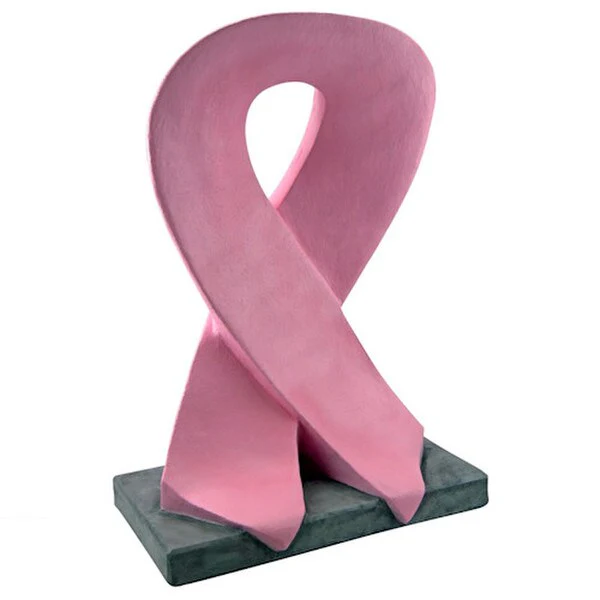 Breast Cancer Awareness Ribbon Sculpture - Image 3