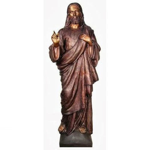 Bronze Blessing Jesus Life-Size Sculpture - Image 2