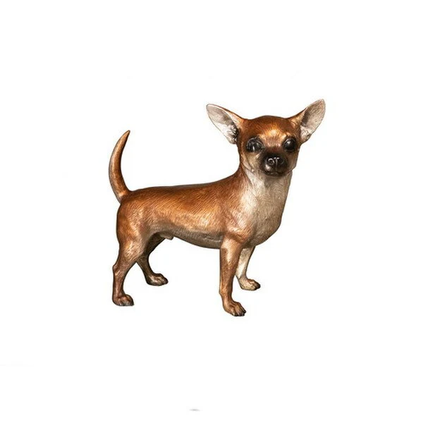 Bronze Chihuahua Dog Sculpture