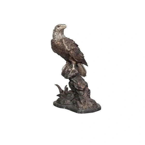 Bronze Eagle Statue 33" Tall