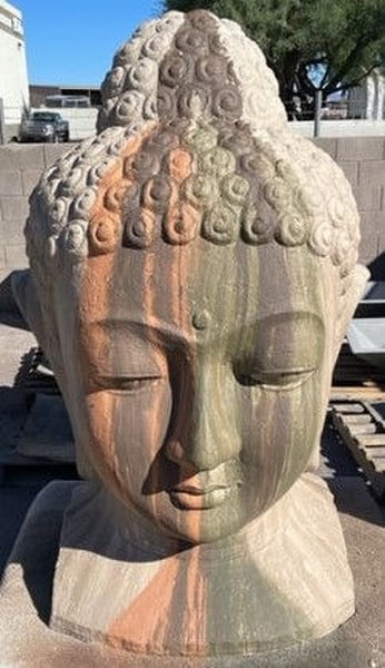 Buddha Bust Head Giant Sculpture - Image 2