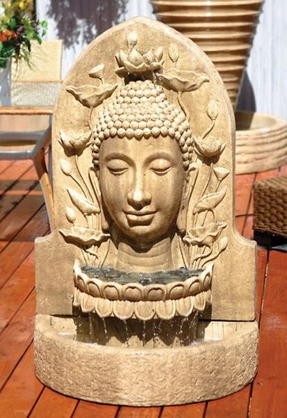 Buddha Wall Fountain 50" High