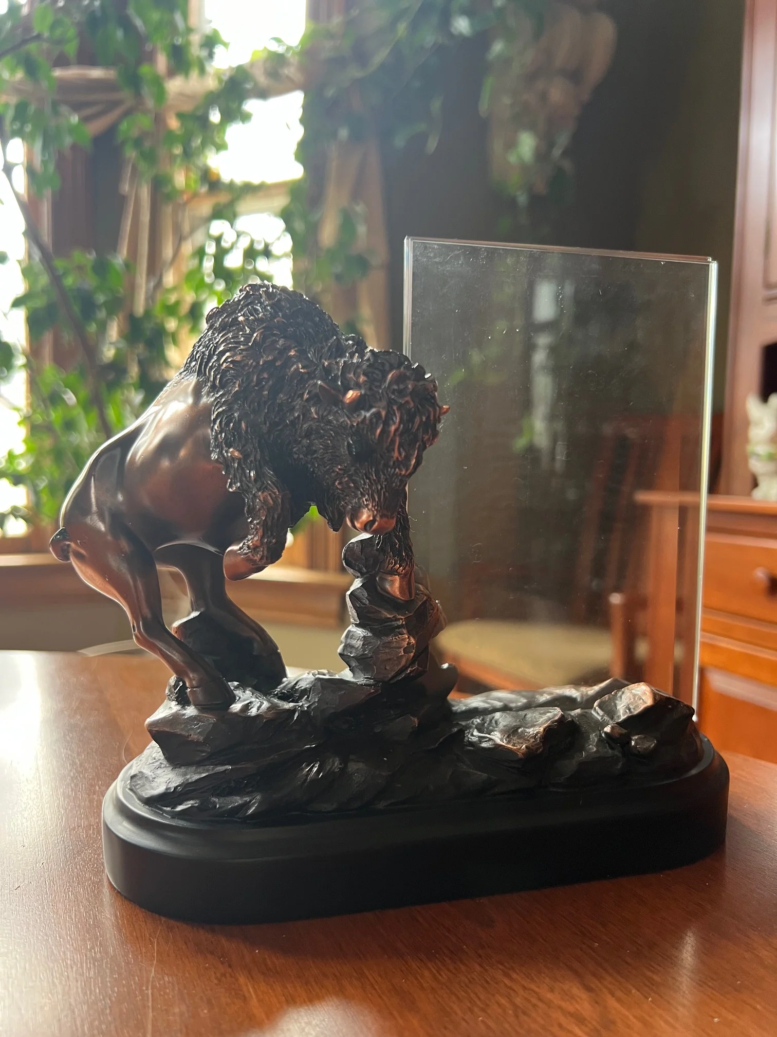 Buffalo Picture Frame Sculptural Award Statue - Image 10