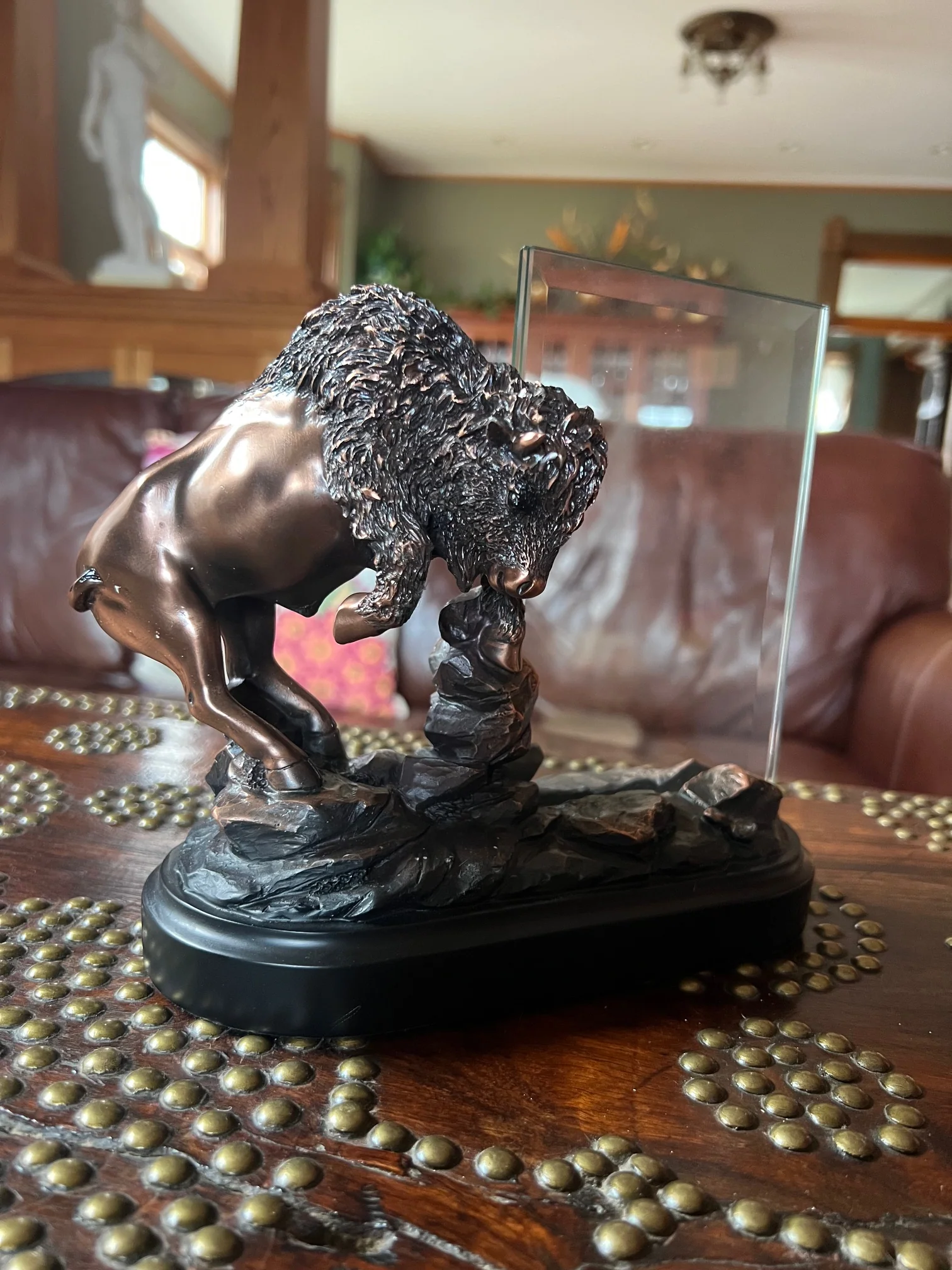 Buffalo Picture Frame Sculptural Award Statue - Image 4