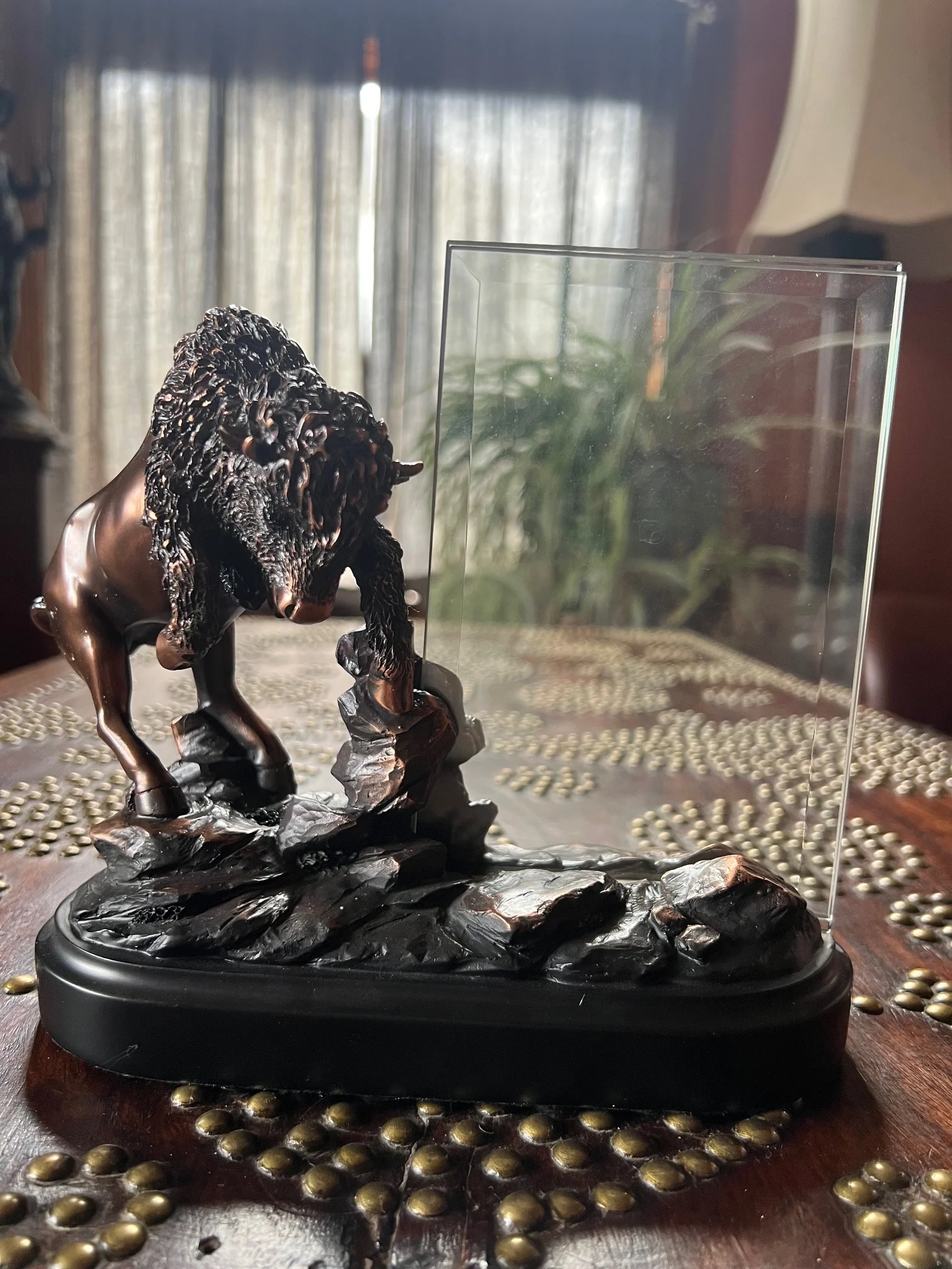 Buffalo Picture Frame Sculptural Award Statue - Image 5