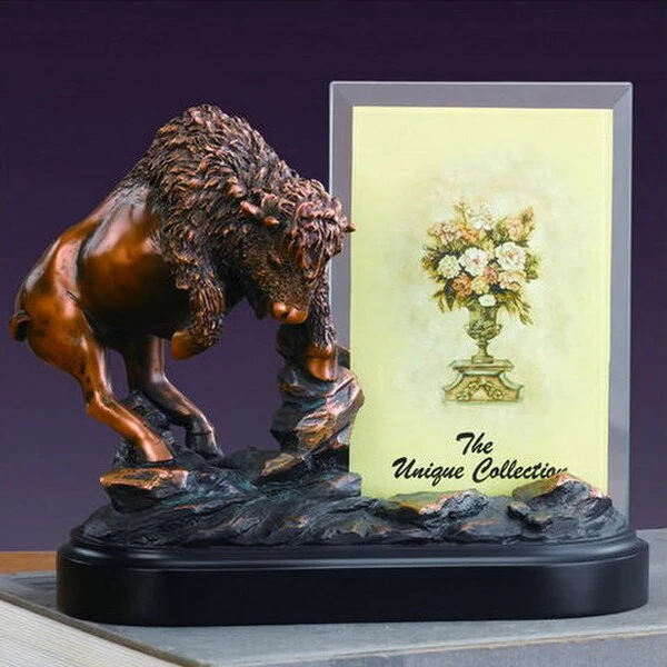 Buffalo Picture Frame Sculptural Award Statue - Image 7