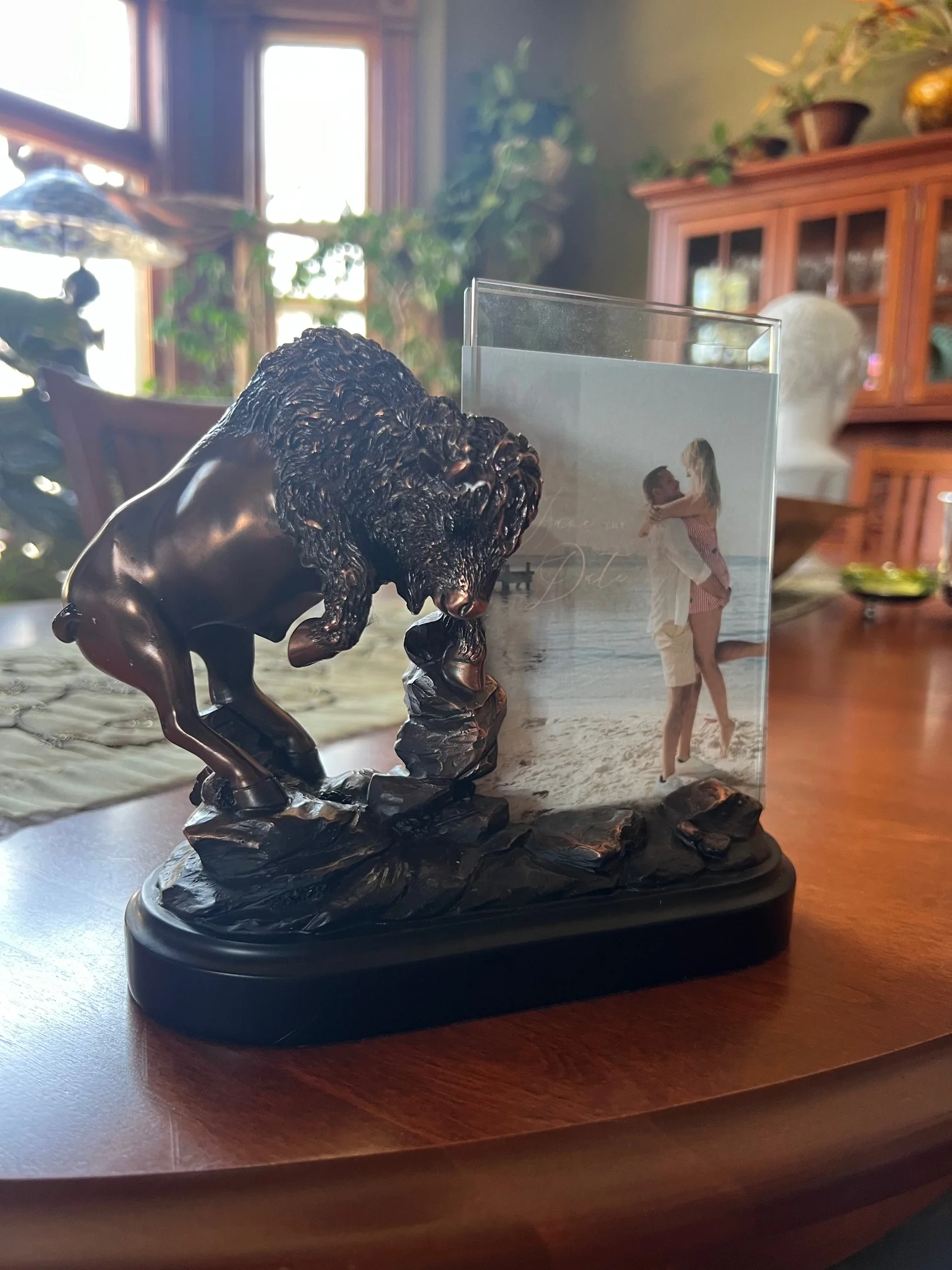 Buffalo Picture Frame Sculptural Award Statue - Image 8