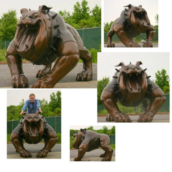 Bull Dog Mascot - Spike Canine Bulldog