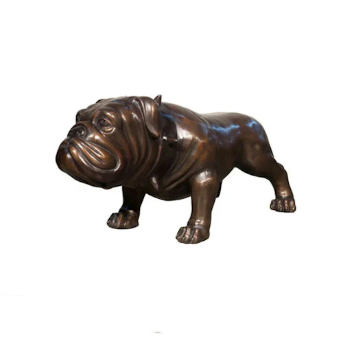 Bulldog Mascot Bronze Sculpture - Image 2
