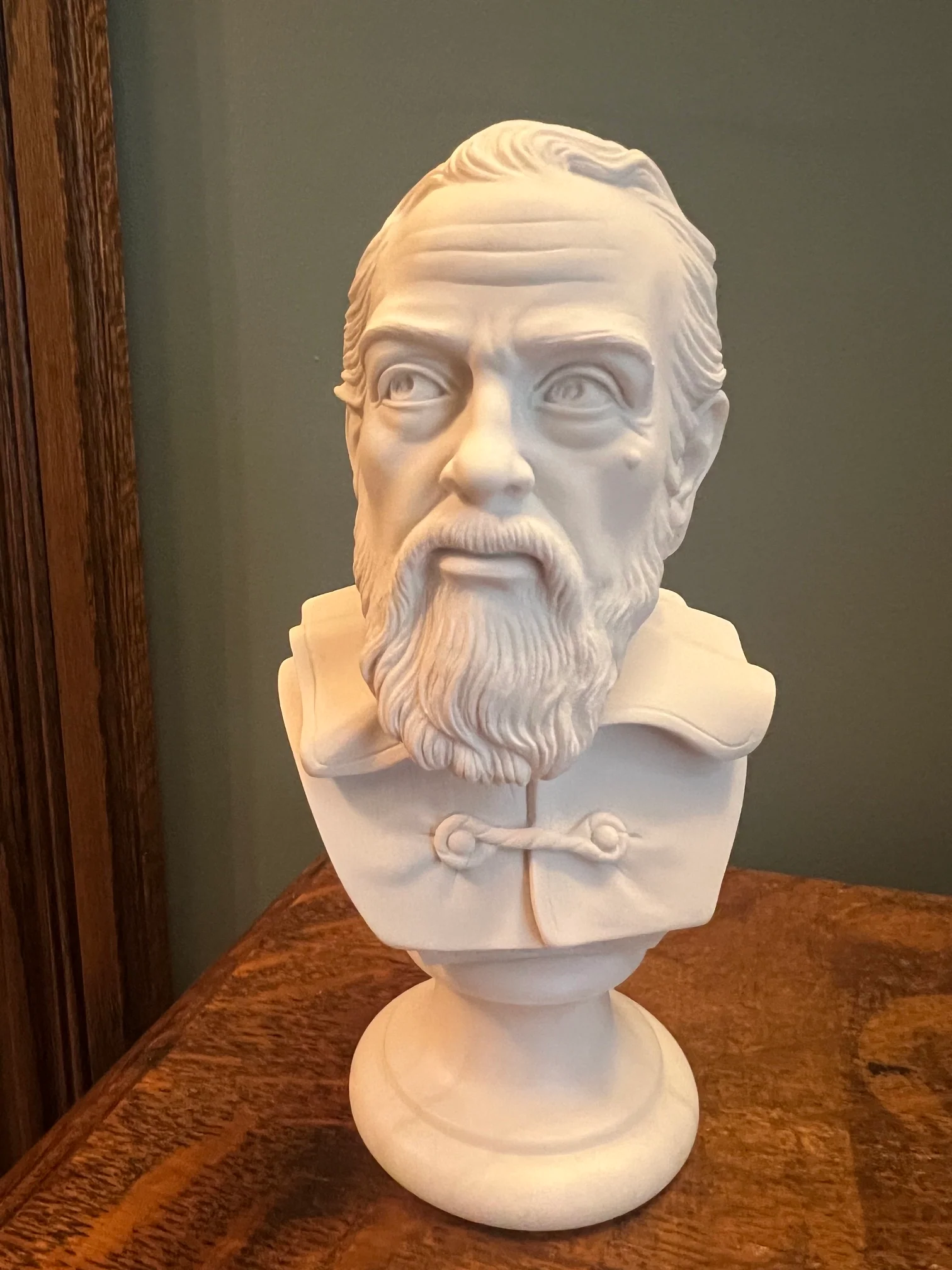 Bust of Galileo Galilei Marble Portrait Statue - Image 4