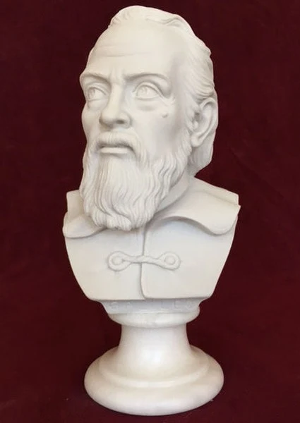 Bust of Galileo Galilei Marble Portrait Statue - Image 9