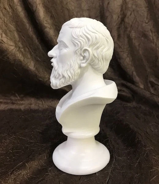 Bust of Plato Marble Sculpture - Image 4
