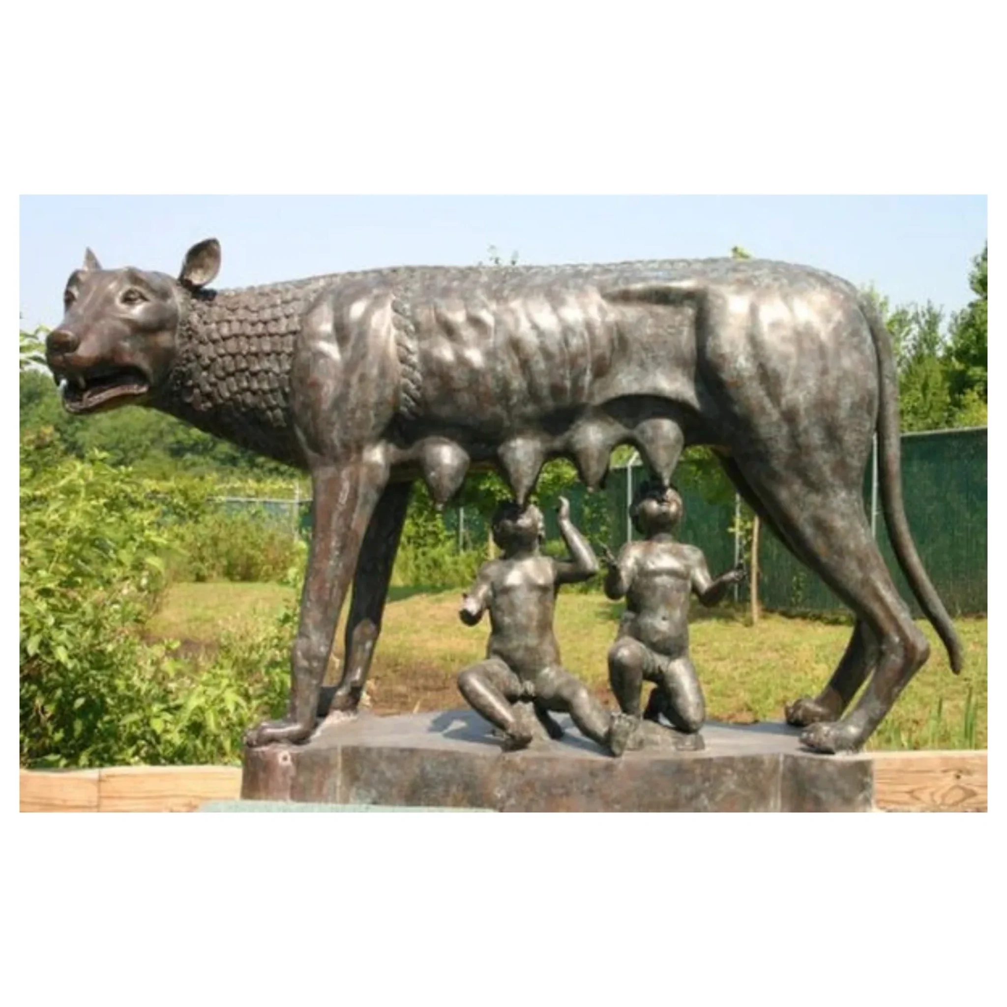 Capitoline Wolf -romulus And Remus Large
