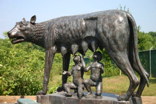 Capitoline Wolf -romulus And Remus Large - Image 2