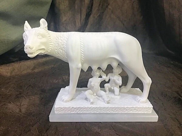 Capitoline Wolf Statue Romulus and Remus - Image 3