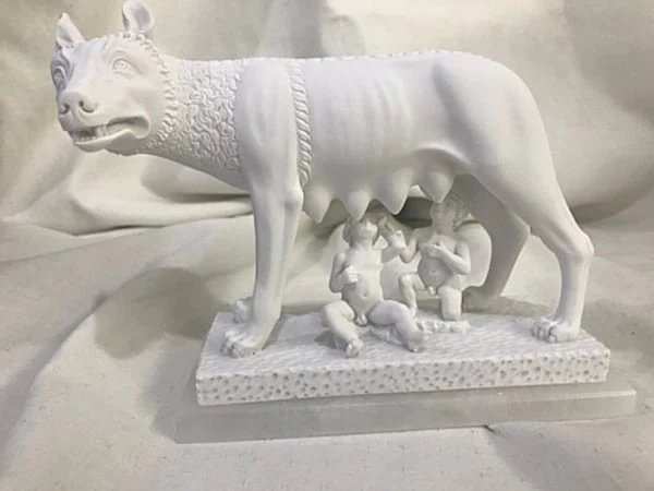 Capitoline Wolf Statue Romulus and Remus - Image 4