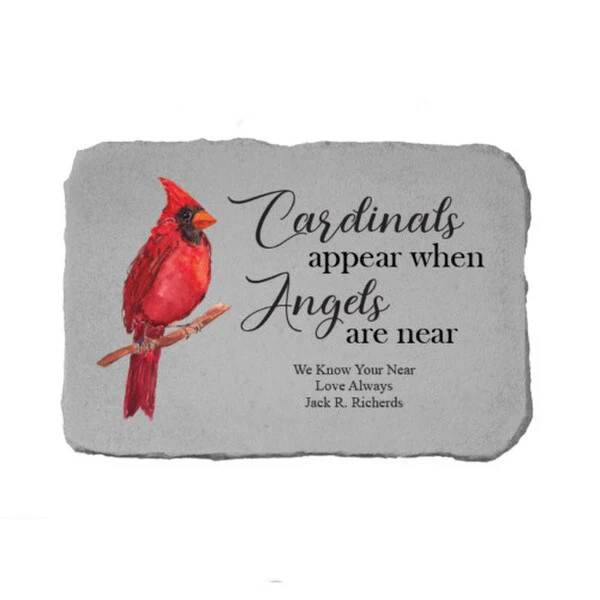 Cardinals appear when Angels Memorial Stone