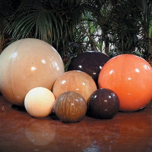 Cast Stone Sphere 12" Diameter - Image 2