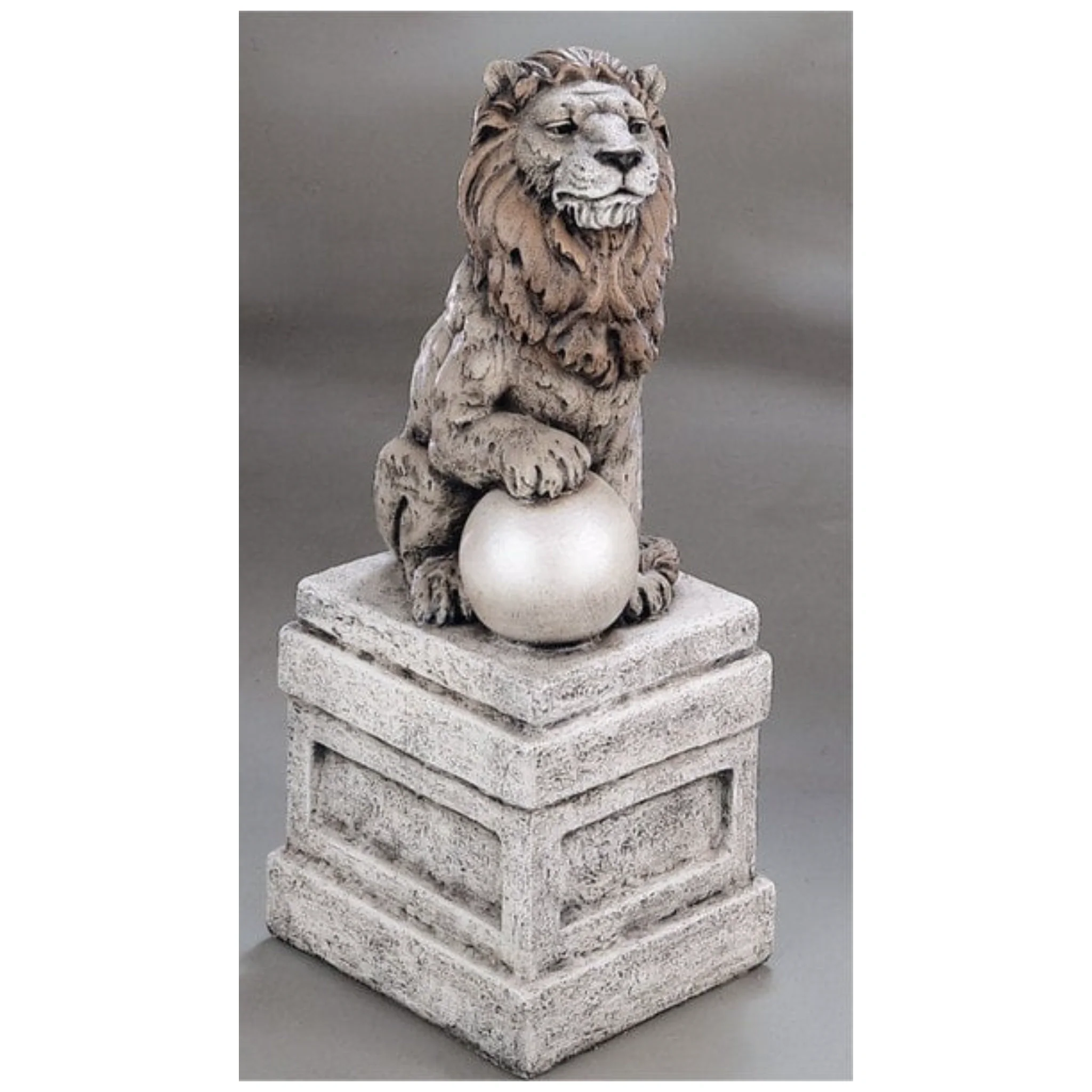 Castle Lion On Orb Facing Left