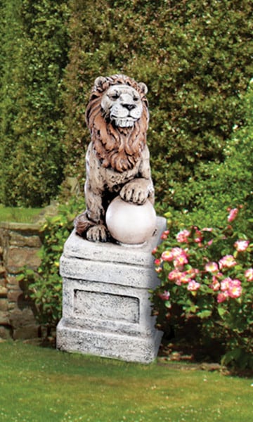 Castle Lion On Orb Facing Left - Image 2
