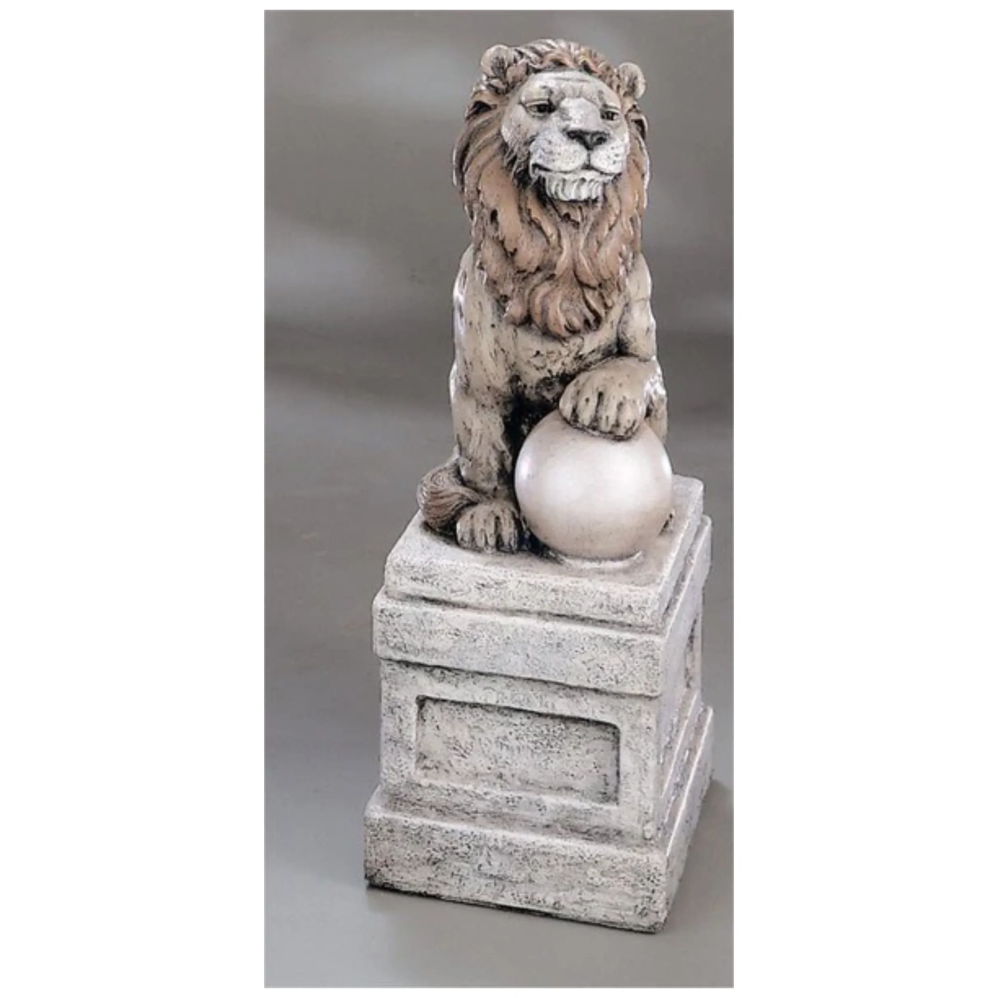 Castle Lion On Orb Facing Right