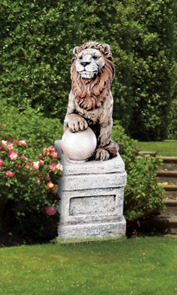 Castle Lion On Orb Facing Right - Image 2
