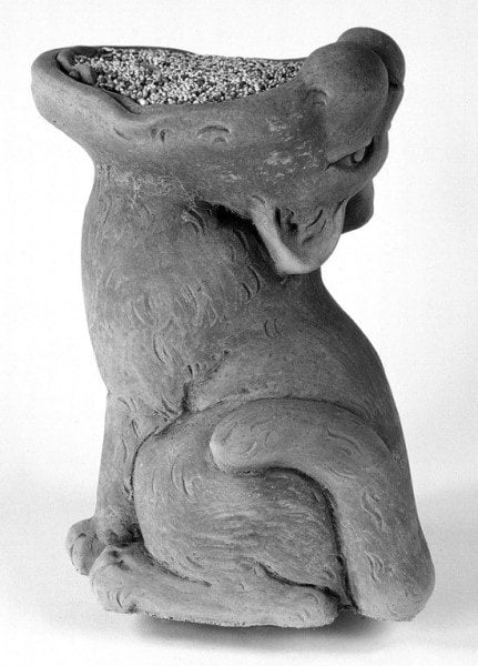 Cat Bird Feeder Sculpture