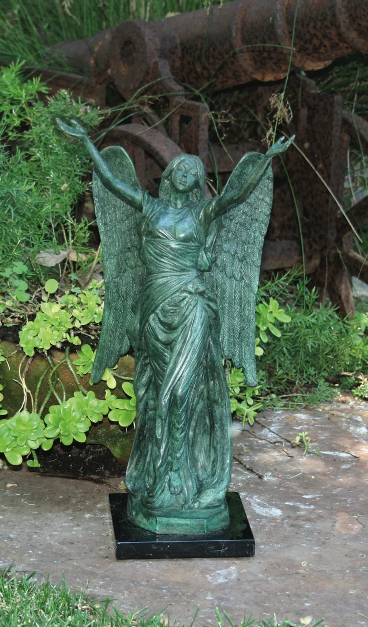 Celestine Angel Bronze Sculpture 18" High - Image 2