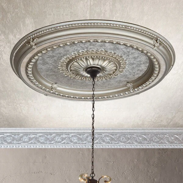 Champagne Round Ceiling Medallion 47 Inch - Image 2