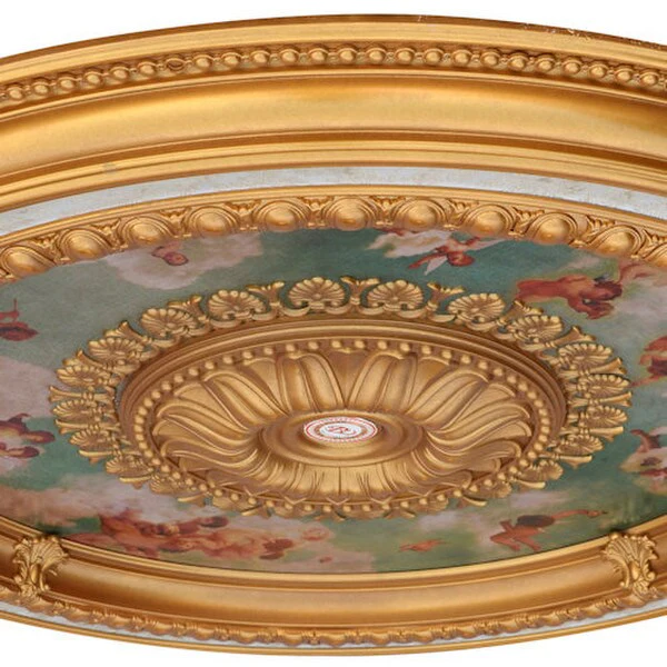 Cherub Sky Round Ceiling Medallion 36 Inch - Image 3