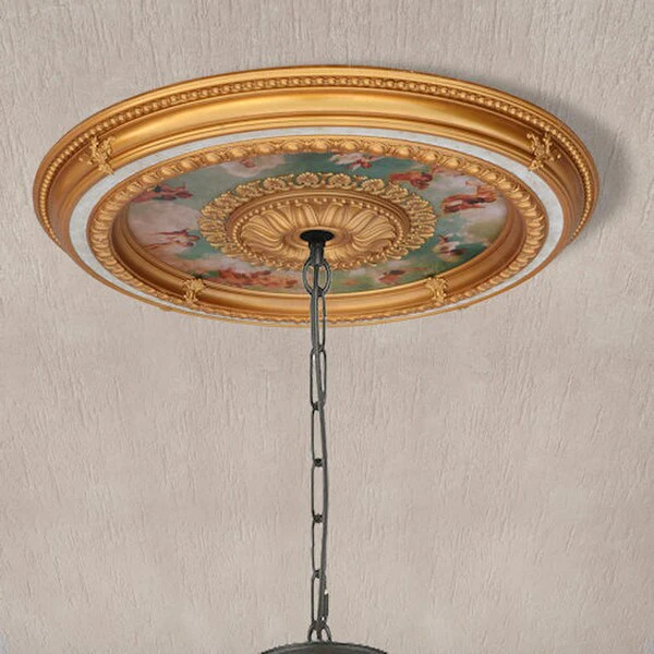 Cherub Sky Round Ceiling Medallion 36 Inch - Image 4