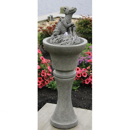 Chilling Dragon Fountain with Light - Image 2