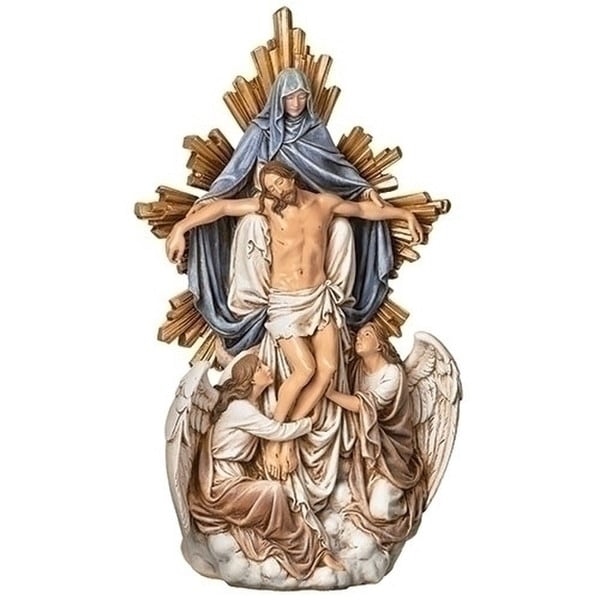 Christ Descent from the Cross & Mary Angels Statue