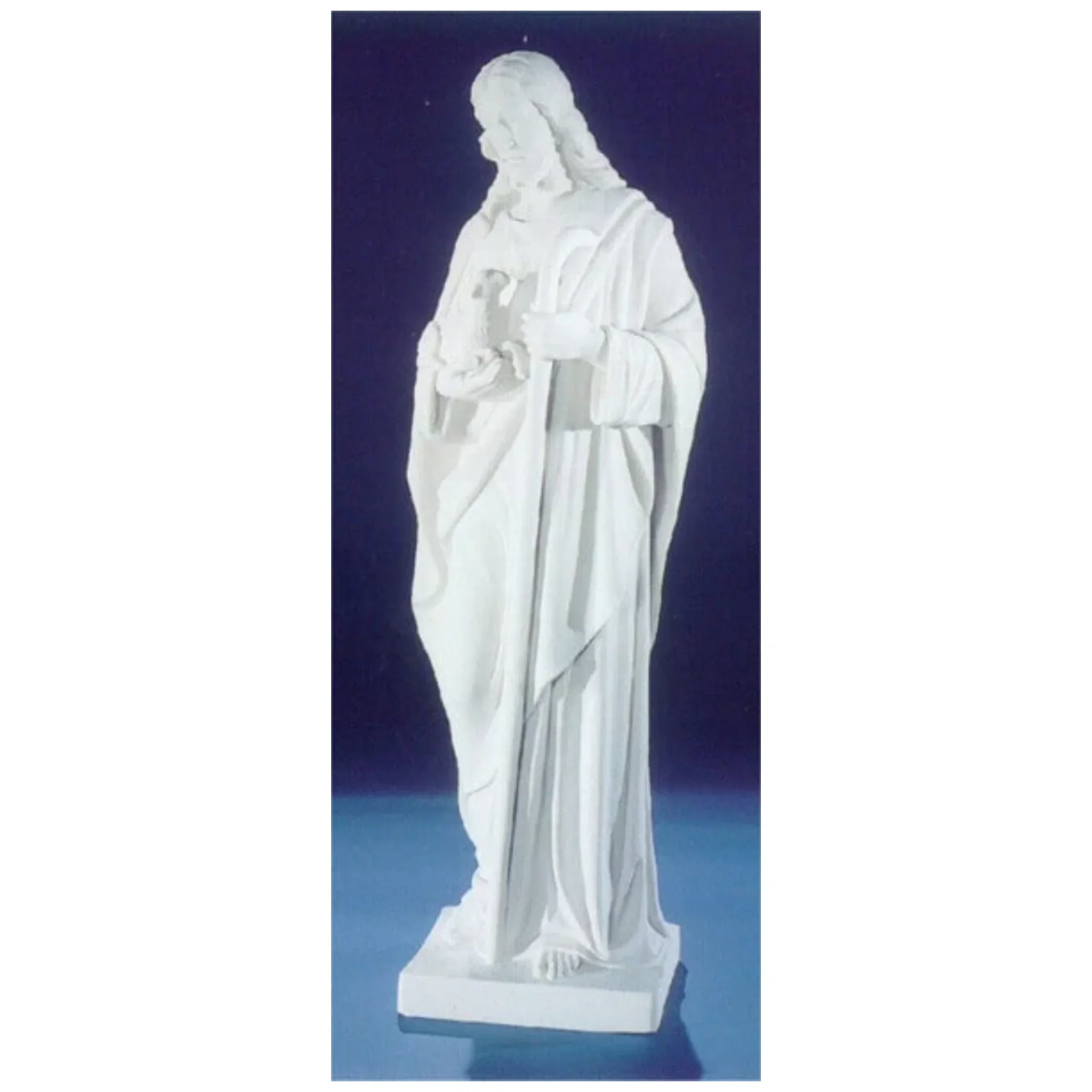 Christ The Good Shepherd Sculpture 32" H - Image 3
