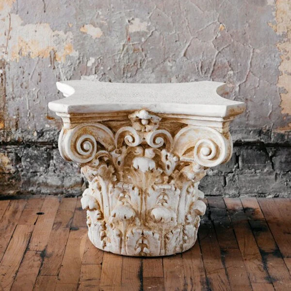 Corinthian Capital Cocktail Table Base 19" High - Image 2
