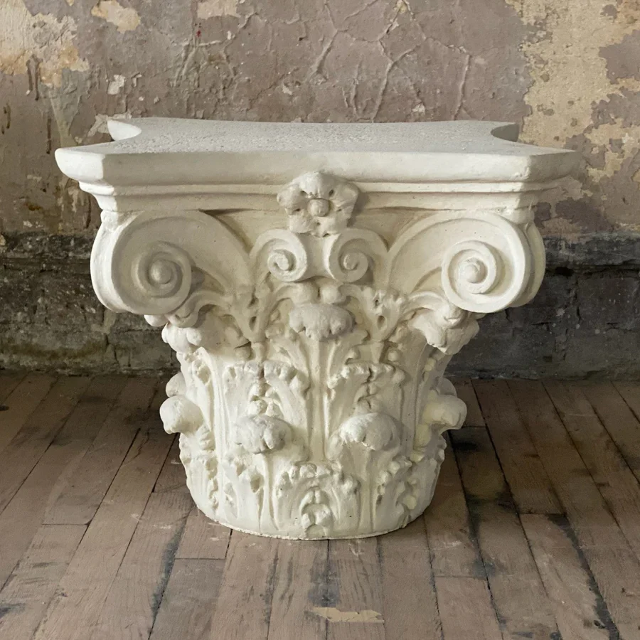 Corinthian Capital Cocktail Table Base 19" High - Image 3