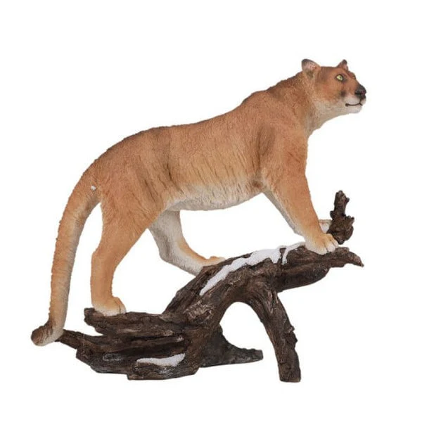 Cougar on Limb Statue